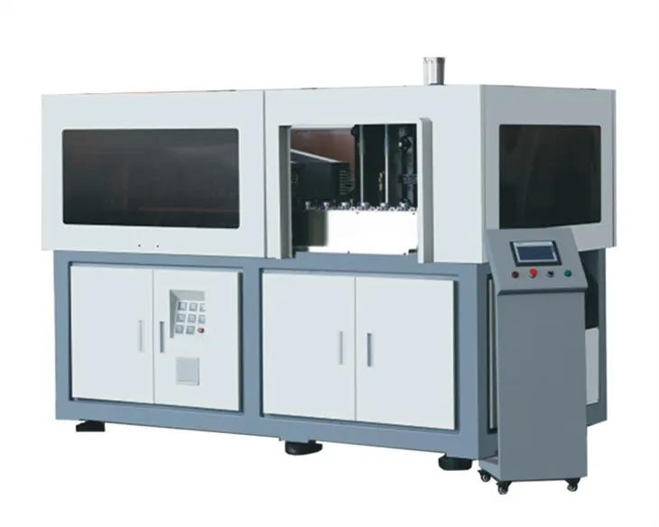 Stroj za pihanje kozarcev s širino ust