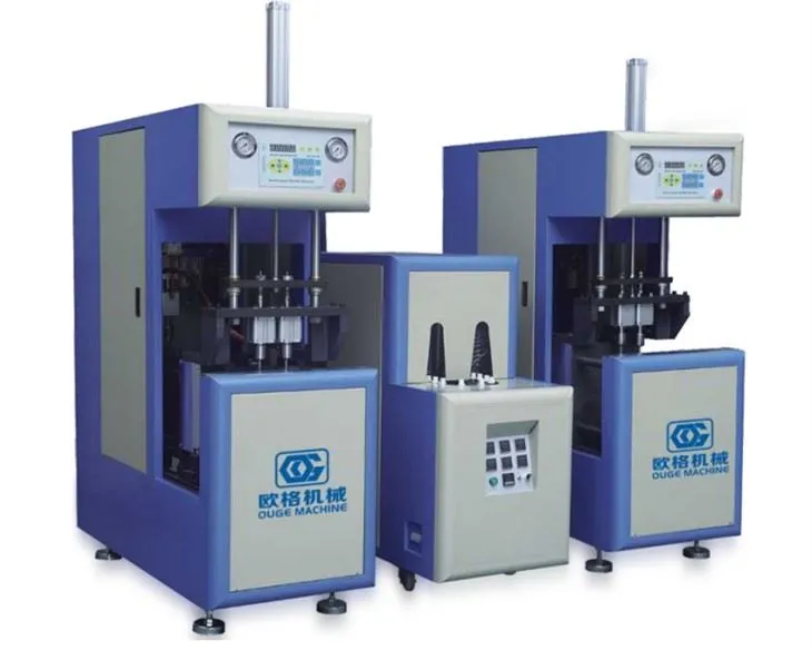 Polavtomatski pet steklenica pihalni stroj